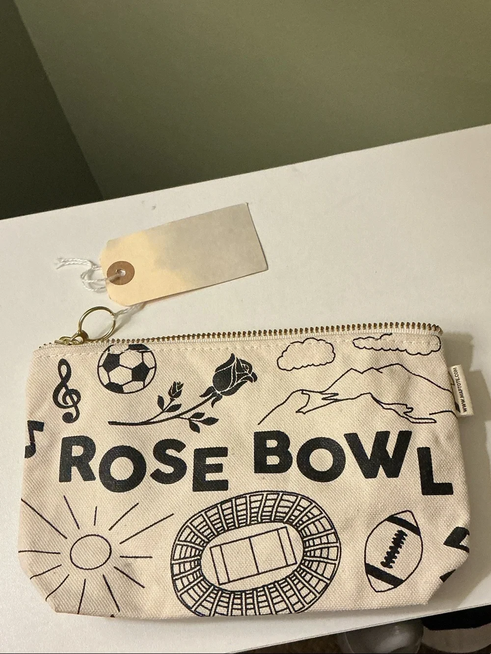 Maptote canvas pouch